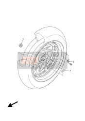 Roue arrière